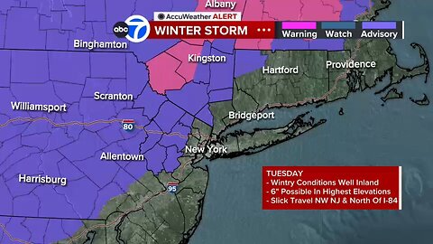State of emergency in effect for parts of northwestern New Jersey ahead of forecasted snow