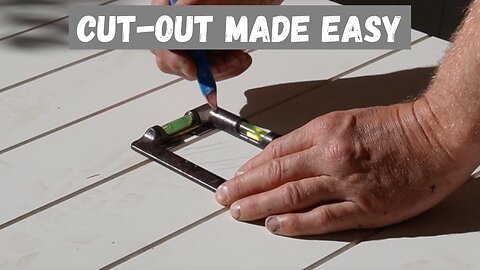 How to Cut a Square Hole for a GPO in VJ Lining Panels (Easy DIY Method)