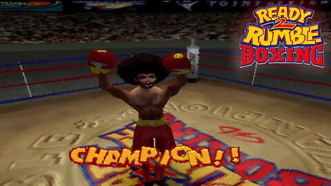 Ready 2 Rumble Playthrough FINALE (Playstation) Afro Thunder Gameplay Gold Class