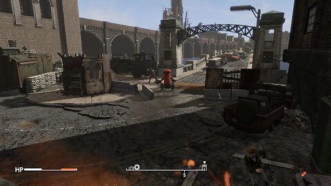 First encounter with a Post Boxer (Fallout London)