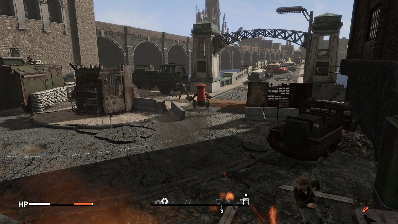 First encounter with a Post Boxer (Fallout London)