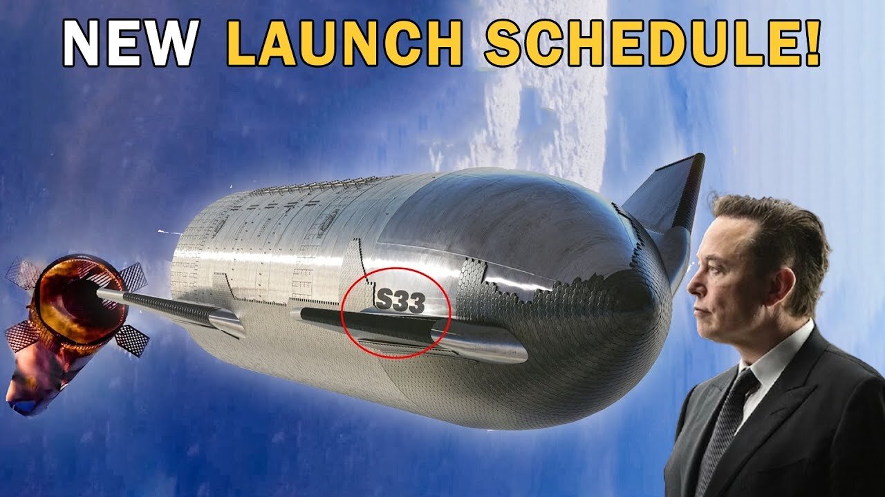 Breaking news! SpaceX Updates Launch Schedule for Bigger Starship V2 Set for Flight 7