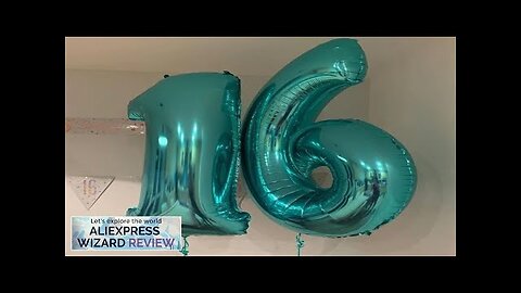 40Inch Big Foil Helium Number Balloon 0-9 Happy Birthday Wedding Party Decorations Review