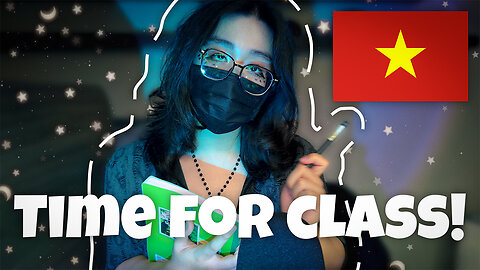 ASMR Femboy Teaches Vietnamese 🇻🇳 Soft Spoken Yapping Tingles ✨