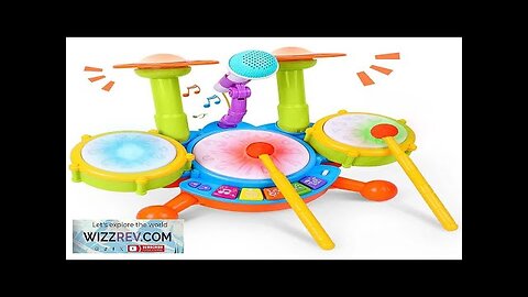 Kids Drum Set Toddlers 1-3 Musical Baby Educational Instruments Toys for Toddlers Review