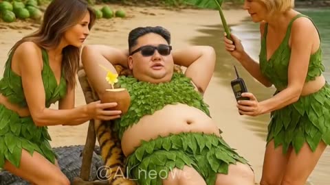 Trump and Netanyahu set a trap in the jungle #shorts #aishorts #comedy #trump #putin
