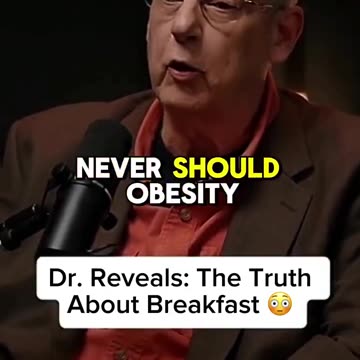 Breakfast = you break the fast