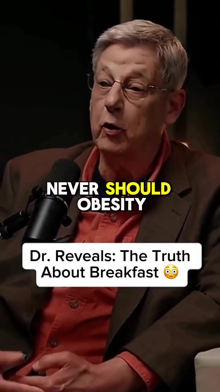 Breakfast = you break the fast