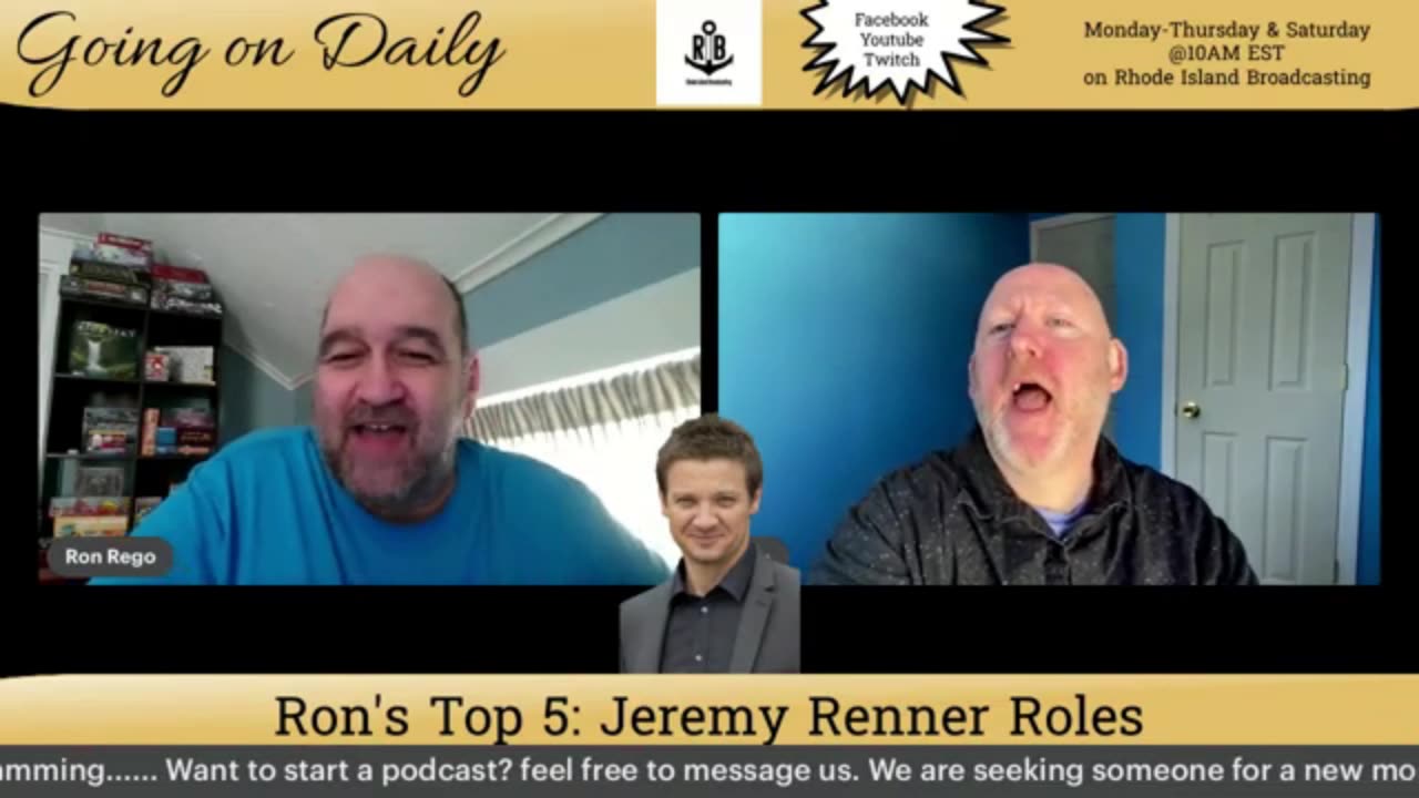 Rons Top 5 E8: Jeremy Renner Roles