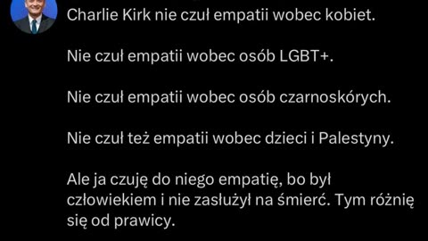 Robert Biedroń obraża Charliego Kirka