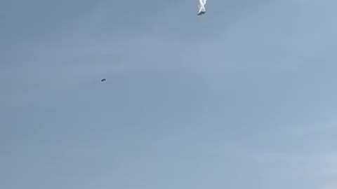 Rancher in Rural Georgia 🇬🇪 Has His Mind Blown by Massive C130 Falling Out of The Sky