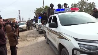 Syrian security convoy heads to key Kurdish city under US-backed deal
