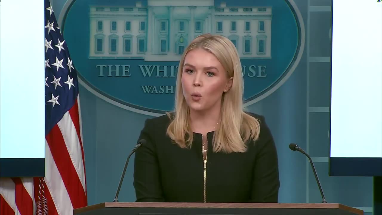 🚨🔥Karoline Leavitt: POTUS Trump feels very strongly about it.