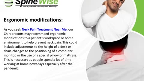 What Kind Of Neck Pain Treatment Is Provided By A Chiropractor?