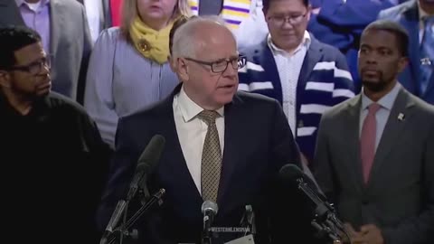 Tim Walz rails against ICE raids in MN by accusing the Trump admin of “WHITE SUPREMACY!"