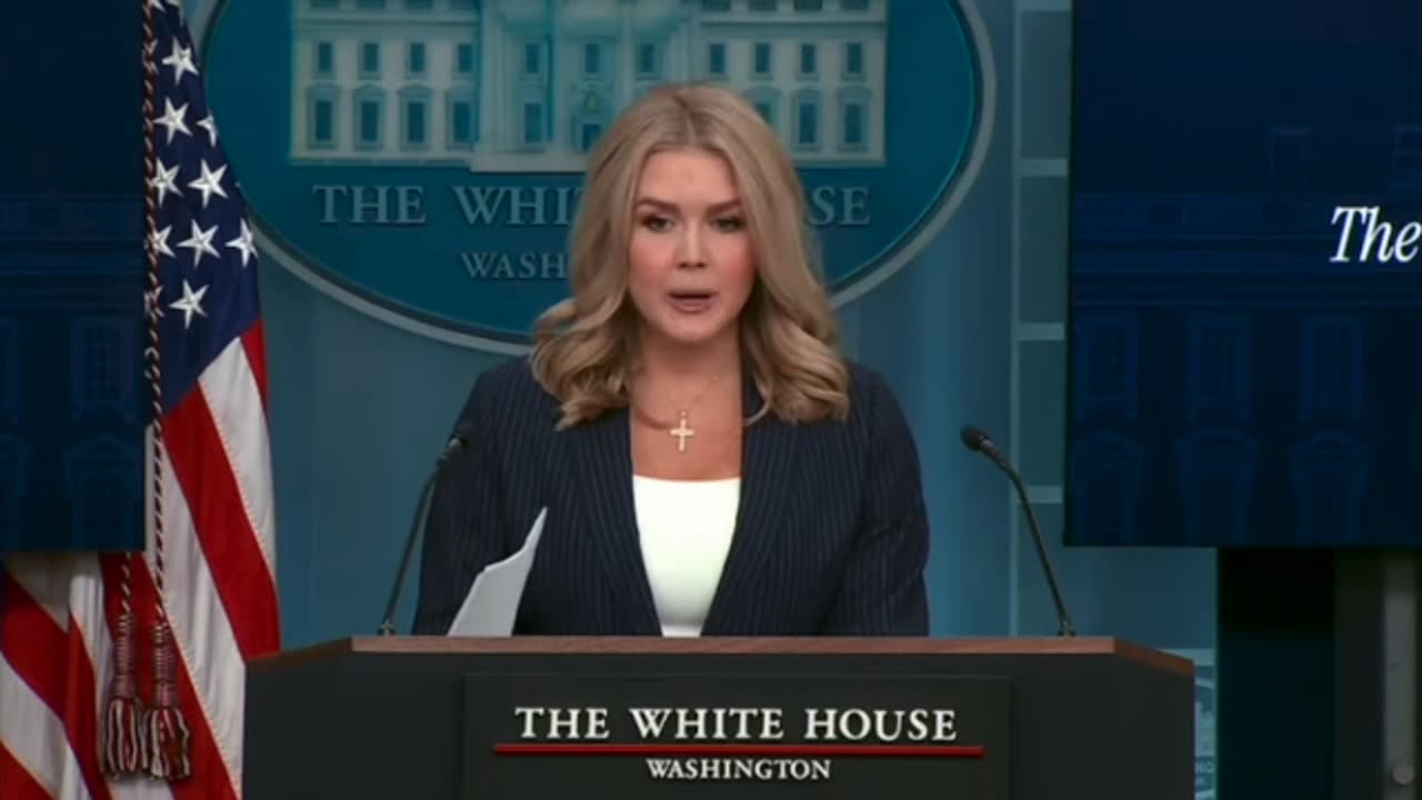 White House Briefing Room : Karoline Leavitt Answers Question About Inflation