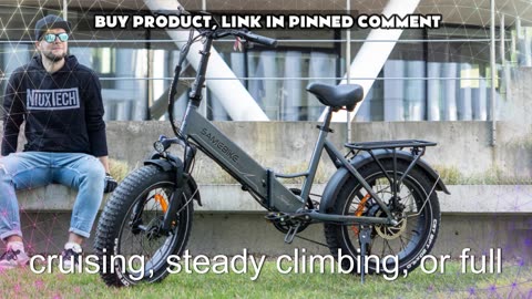 Samebike LOTDM200-2 Electric Bike 48V 13ah Lithium Battery 20 Inch City Folding Electric Bike