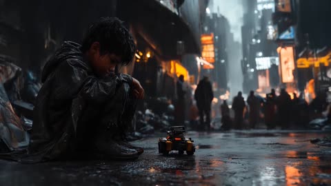 In the land of the rising sun Tokyo a dark and dystopian background