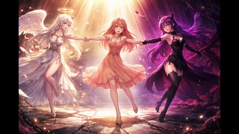 Pulled by Haloes and Horns V1