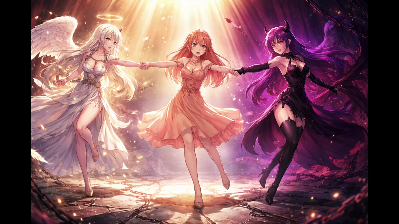 Pulled by Haloes and Horns V1