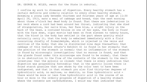 DR GEORGE M NILES, Sworn In For The State, 194th To Testify