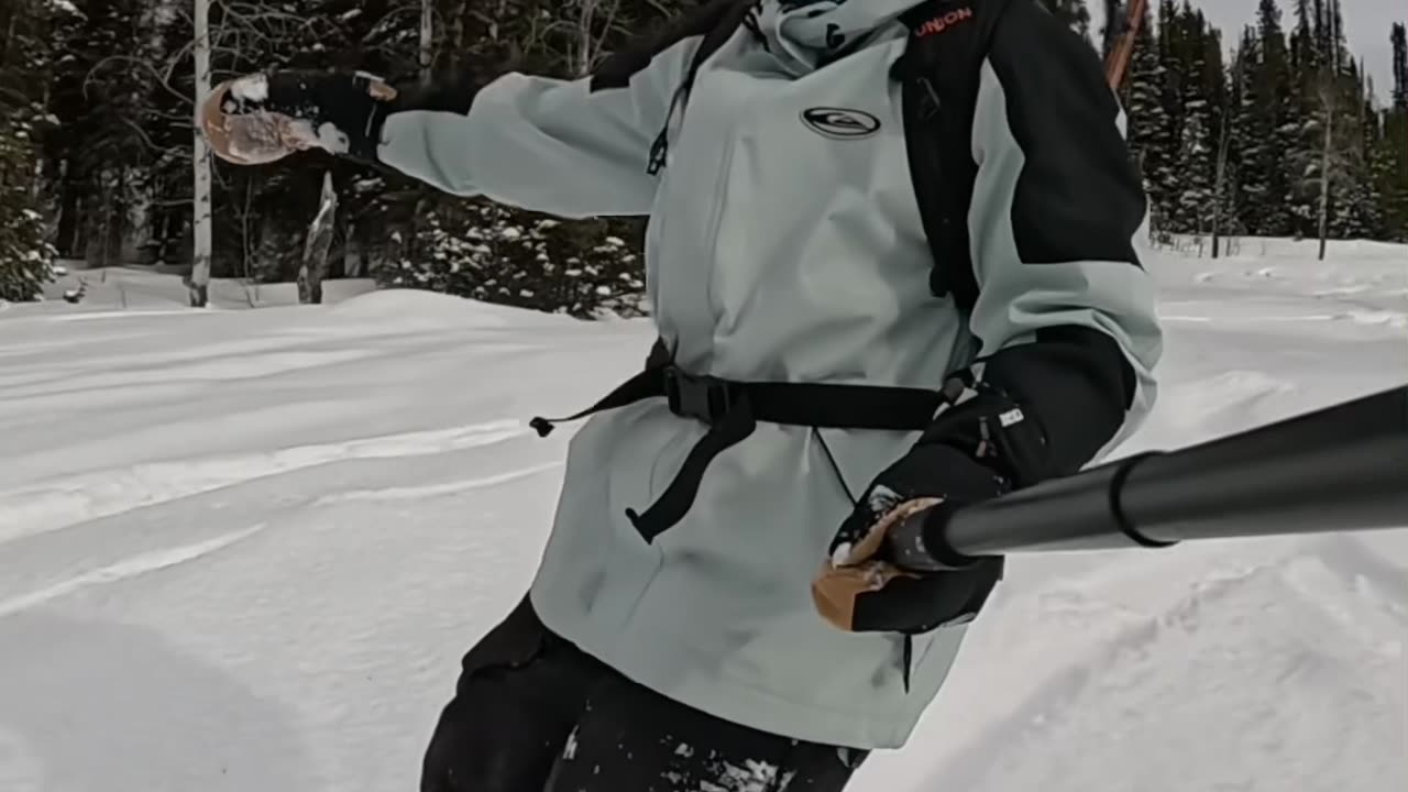 Solo Splitboard Mission in Variable Conditions