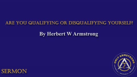 Are You Qualifying or Disqualifying Yourself?