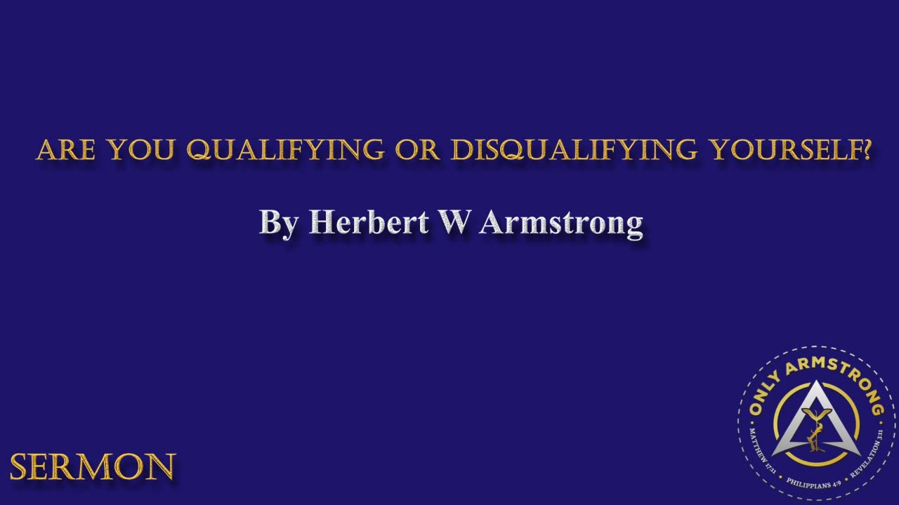 Are You Qualifying or Disqualifying Yourself?
