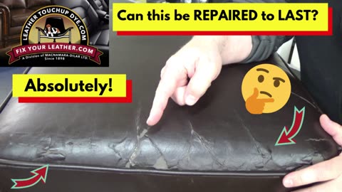 Repair Peeling Leather to Last ! Leather Repair Kits that Work. ASMR friendly