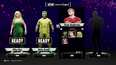 AWE Wrestling Fight Forever: Delta & Mika Vs. Clyde & Vanah!!