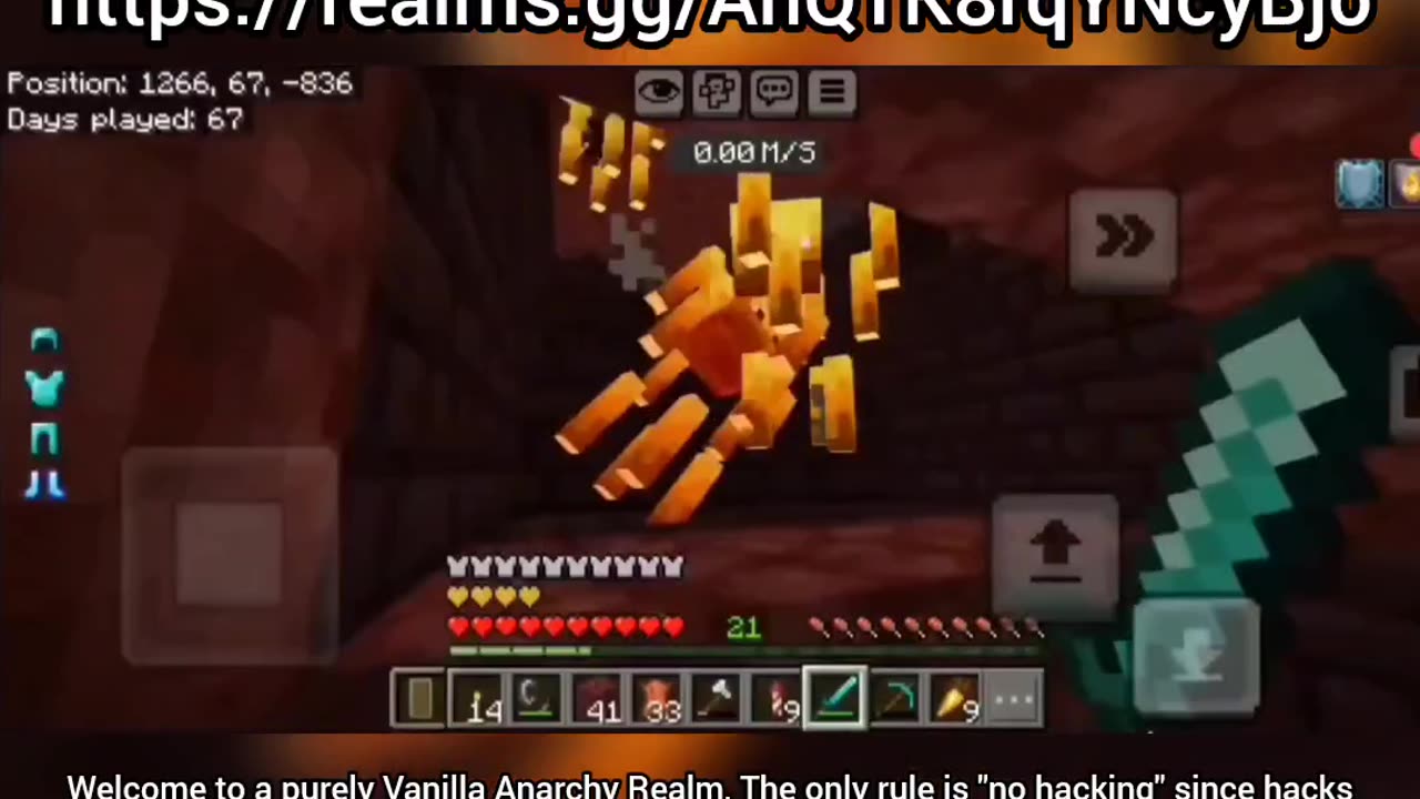 I just made a New Vanilla Anarchy Realm Here's how you can join https://realms.gg/AhQTK8rqYNcyBjo