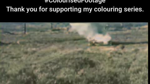 British Troops Use Anti-Tank Gun #ColourisedHistory