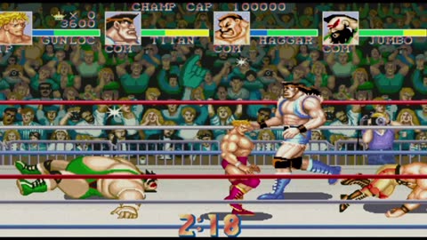 Gunloc + Titan vs Haggar + Jumbo Tag Team Battle