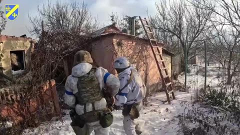 Ukrainian Special Forces Operating in Fridgid Conditions