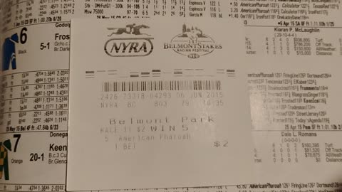 American pharaohs program winning one leg of the triple crown.