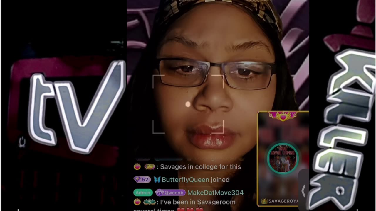 Savage Royce pops in Lady Bee’s live to set the record straight.