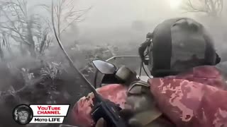 Ukrainian Soldiers Mistakenly Assume Russian Attack Drone is a Bird