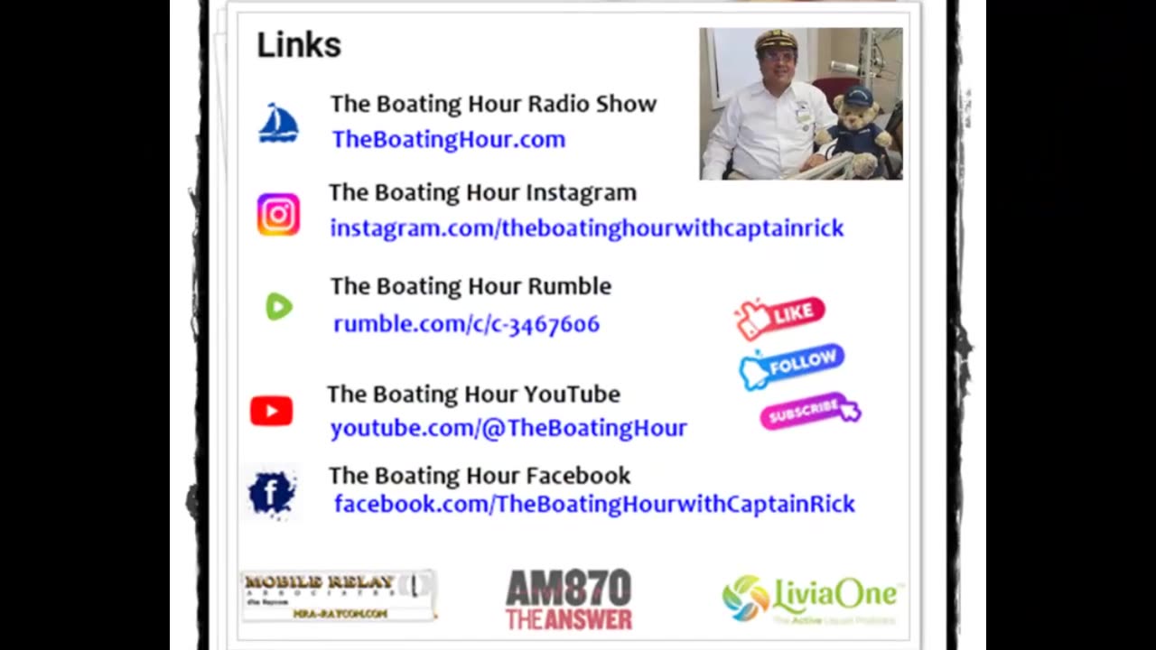 The Boating Hour Radio Show with Captain Rick 01-18-2025