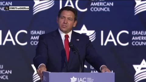 Ron DeSantis — you’re not American if you want a two-state solution