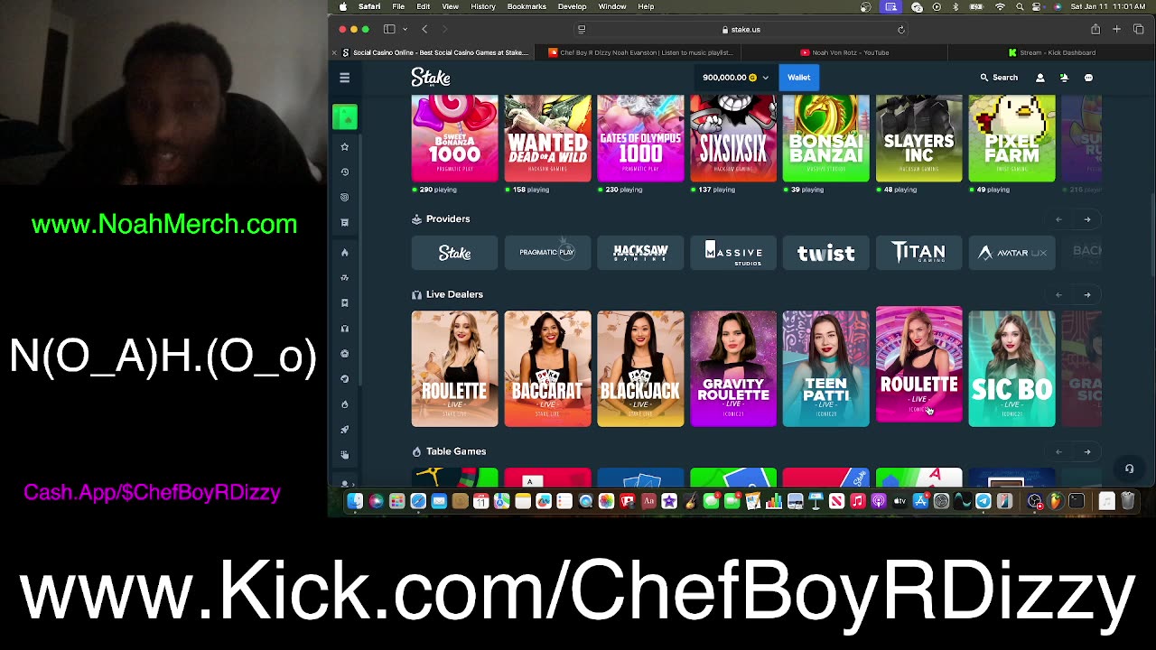 Chef Boy R Dizzy VLOG: @KickStreaming (O_o) #January #11 #2025 (O_o) www.Kick.com/ChefBoyRDizzy