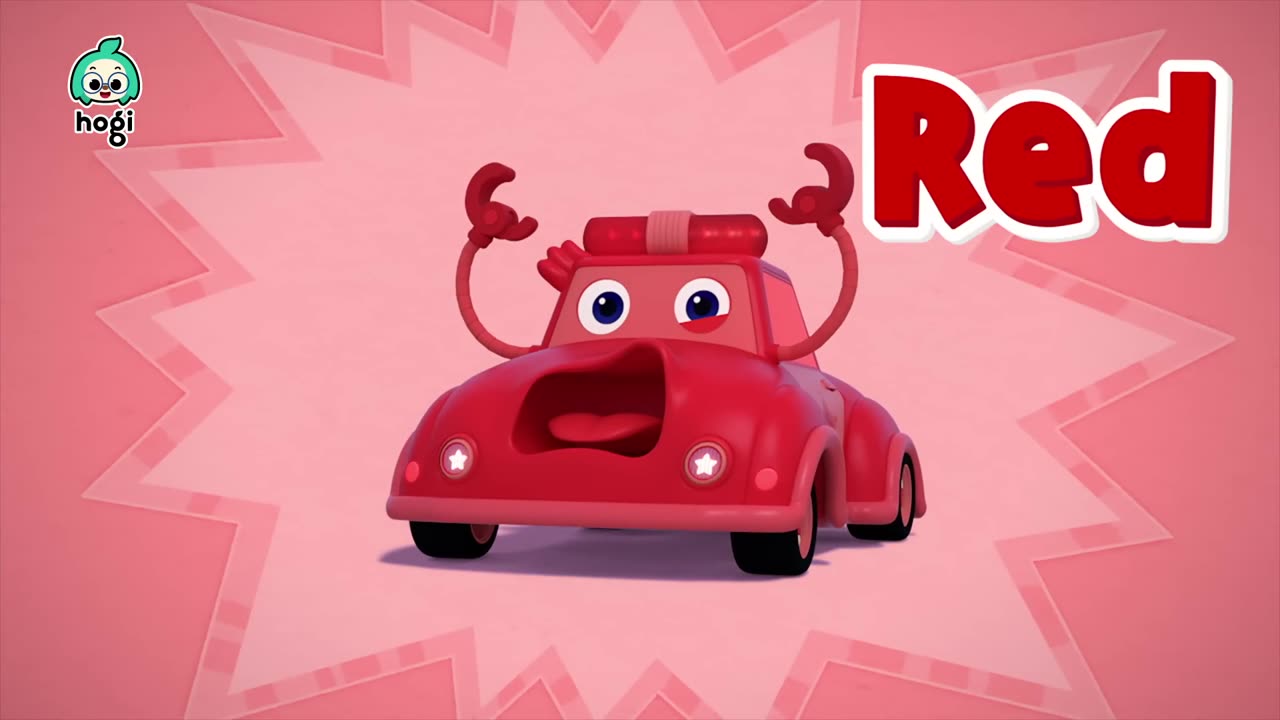 Learn Colors with Police Car and Thief|Colors for Kids|Hogi Colors|Hogi Pinkfong
