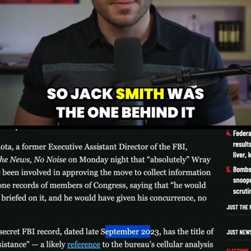 Jack Smith BUSTED SPYING on GOP Senators’ Private Calls