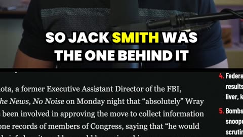 Jack Smith BUSTED SPYING on GOP Senators’ Private Calls