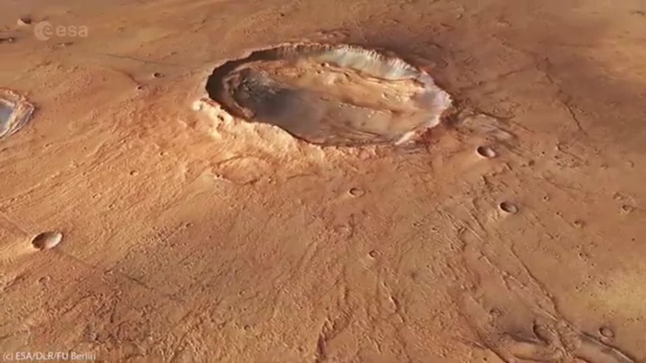 Butterfly Crater on Mars Explained | ESA Mars Express Animation🦋🔴