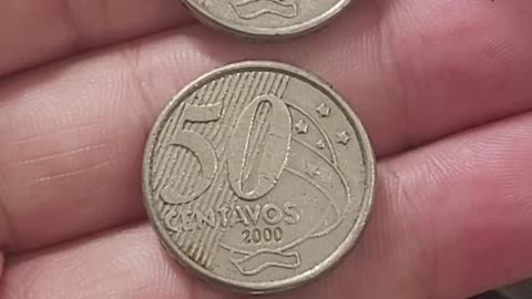 🔥3 moedas valiosas de 50 centavos 1998 e 2000 e a valiosa 2001❗Quem tem se deu bem