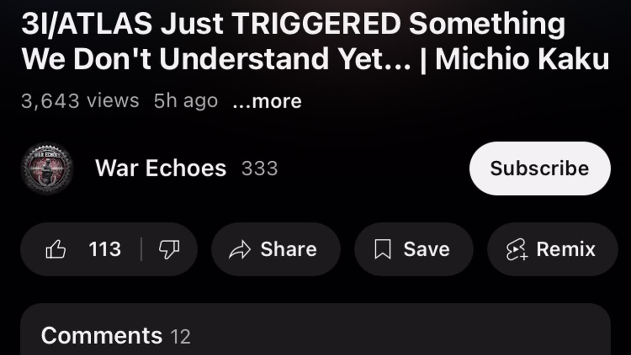 The comet atlas is targeting the Earth with energy directly