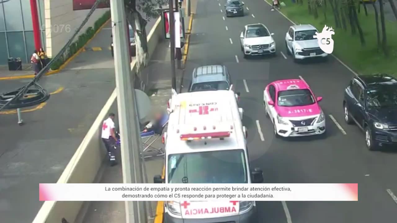 Accidente - motociclista | #C5CorazónDeLaCDMX