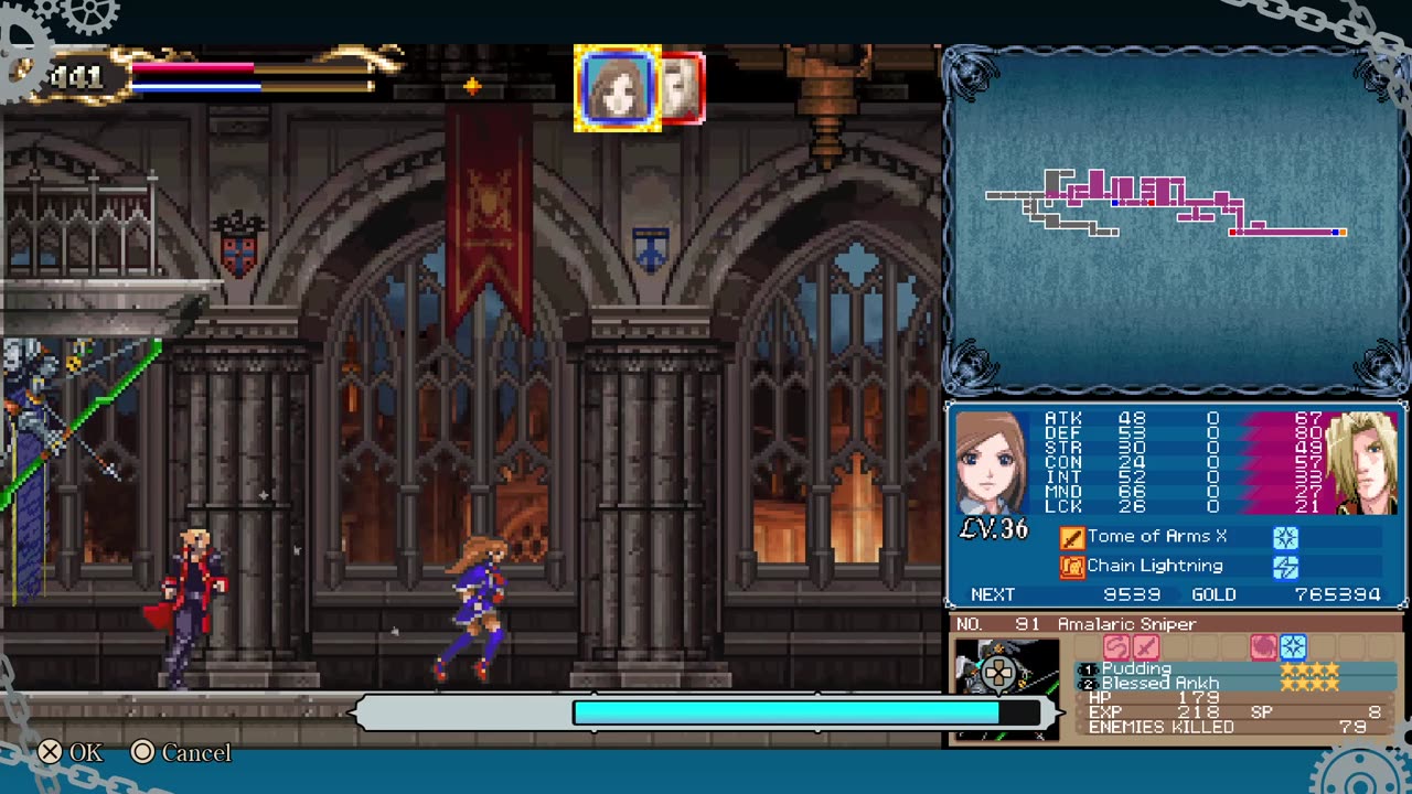 castlevania dominus: portrait of ruin p4 - more people should use whips as weapons