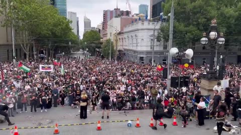 At a pro-Palestinian protest in Australia, they chant ‘death to Australia’.