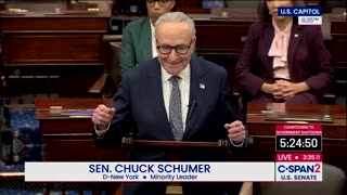 WATCH: Chuck Schumer Laughed Off The Senate Podium After Saying NYT Is Biased Against Dems